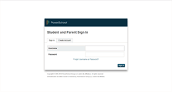 Desktop Screenshot of powerschool.sau16.org