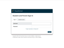 Tablet Screenshot of powerschool.sau16.org